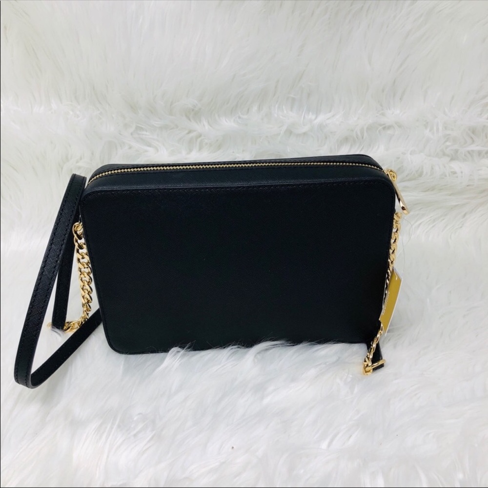 NWT Michael Kors Jet Set crossbody black - Picture 7 of 8